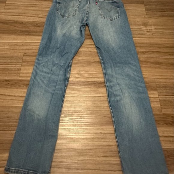 Mens Levi’s 514’s Straight Leg Jeans -  Light Wash - 34x32 - Picture 2 of 6
